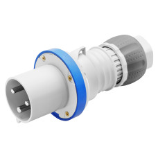 Вилка переносная IEC 309 HP IP44 2P+E 63A 230V 6H GEWISS