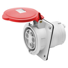 Розетка встроенная 10° IEC 309 HP IP44 3P+E 63A 400V 6H GEWISS