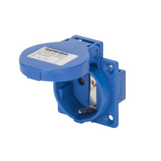 Розетка встроенная 10° Schuko IP54 2P+E 16A 230V 50x50 GEWISS