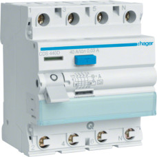 Устройство защитного отключения (УЗО) QC 4P 40A 30mA A