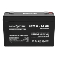 Аккумулятор AGM LogicPower LPM 6-14 AH