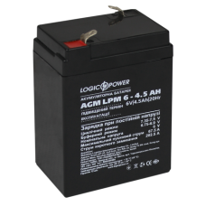 Аккумулятор AGM LogicPower LPM 6-4,5 AH