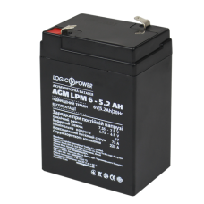 Аккумулятор AGM LogicPower LPM 6-5,2 AH