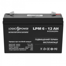 Аккумулятор AGM LogicPower LPM 6-12 AH