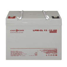 Аккумулятор гелевой LPM-GL 12V - 55 Ah