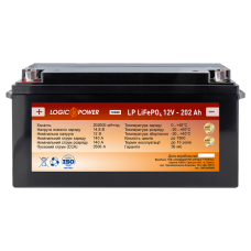 Аккумулятор для автомобиля литиевый LP LiFePO4 12V - 90 Ah (+ слева, прямая полярность) пластик