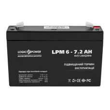 Аккумулятор AGM LogicPower LPM 6-7,2 AH