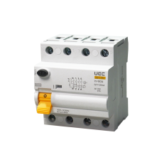 Устройство защитного отключения SB-L9M 4P 80A 30mA Тип AC 6kA UEC