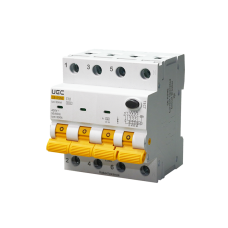 Автомат дифференциальной защиты SB-R9NE 4P C 10A 30mA Тип A 6kA UEC