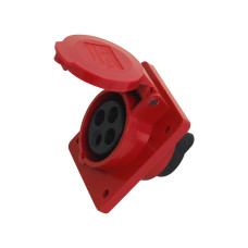 Розетка 414 скрытая 3Р+PЕ 16А 380В IP44 UEC