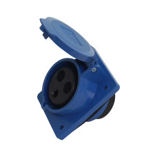 Розетка 423 скрытая 2Р+PЕ 32А 220В IP44 UEC
