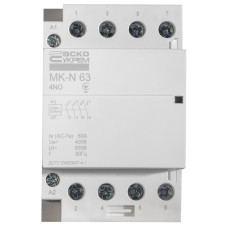 Модульный контактор MK-N 4P 63A 4NO 220V