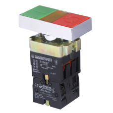 XB2-BW8375 Кнопка двойная с подсветкой 
