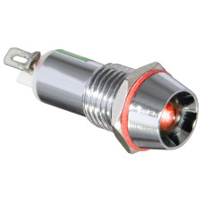 Сигнальная арматура AD22C-10 красная 24V AC/DC