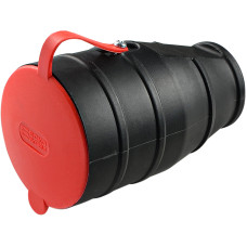 Розетка каучукова з захисною кришкою 3Р+РЕ 25А IP44
