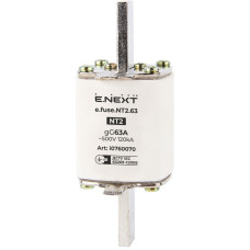 Предохранитель плавкий e.fuse.NT2.63, габарит 2, 63А.