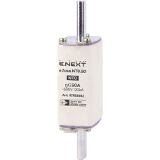Предохранитель плавкий e.fuse.NT0.50, габарит 0, 50А.