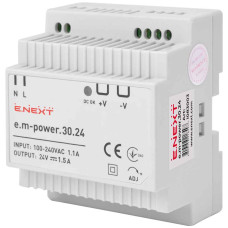 Блок питания на DIN-рейке em-power.30.24 30Вт, DC24В