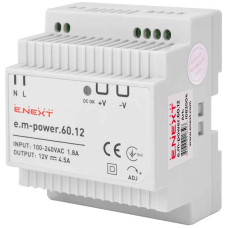 Блок питания на DIN-рейке em-power.60.12 60Вт, DC12В