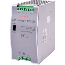 Блок питания на DIN-рейке em-power.120.24 120Вт, DC24В