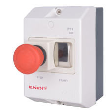 Корпус пластиковый IP54 e.mp.pro.box с кнопкой 