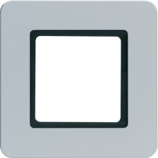 Рамка під LED-модуль 1Х пластикова алюміній, Q.7