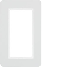 Рамка 1Х з великим отвором пластикова пол.білизна, Q.7