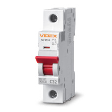 Автоматический выключатель RS4 1п 32А С 4,5кА VIDEX RESIST