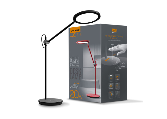 LED лампа настольная VIDEX VL-TF15B 20W 4100K