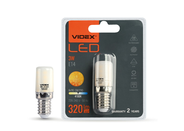 LED лампа VIDEX ST25e 3W E14 4100K