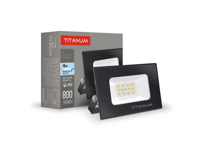 LED прожектор TITANUM TLF106 10W 6000K