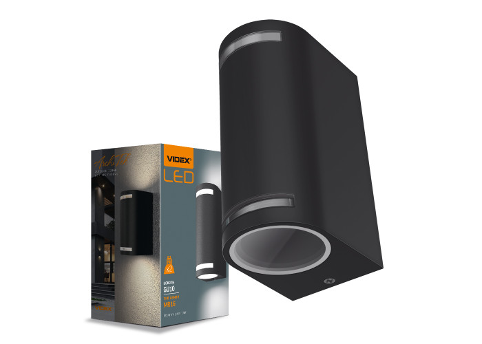 LED Светильник архитектурный AR022B IP54 VIDEX GU10x2