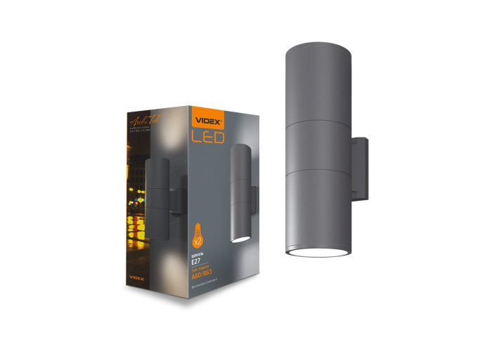LED Светильник архитектурный AR082G IP54 VIDEX E27x2