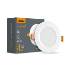 LED светильник Back встроенный круглый VIDEX 4W 5000K
