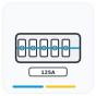 CEE пластик 125А (3ф)
