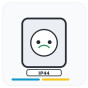 Розетки влагозащищённые IP44/IP55