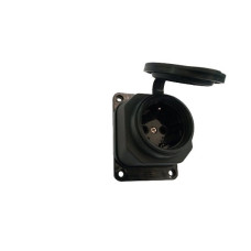 РБ13-1-0м Розетка с защитной крышкой настенная OMEGA IP44
