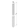 Шпилька двогвинтова з torx М8 L250