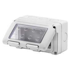 Герметичный корпус горизонтальный 27 COMBI 4М (4х1) IP55 серый GEWISS