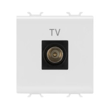 Розетка TV Chorusmart MALE CONN 9.5mm 2M сатиновый белый GEWISS