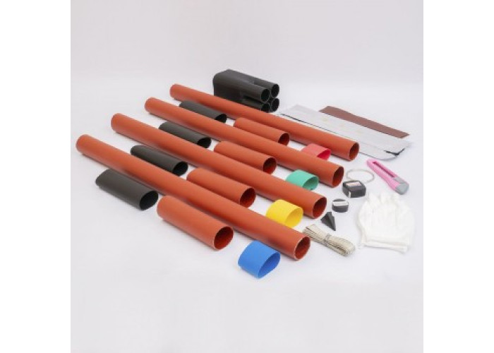 Муфта кінцева термоусаджувальна до 10кВ для кабеля з пластмасовою ізоляцією 4ПКВтп10 (150-240 мм) без наконечників