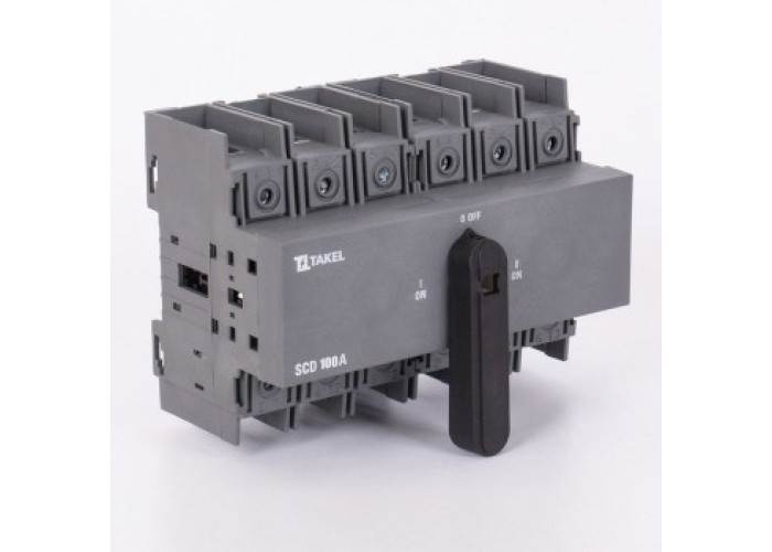Переключатель нагрузки трехпозиционный SCD 6P 100A TAKEL